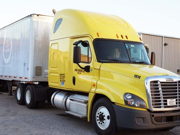 Simba Shippers LLC Yellow Semi Truck